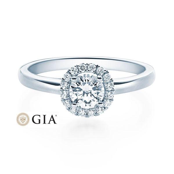 [RU-1589] Verlobungsring Weißgold 585