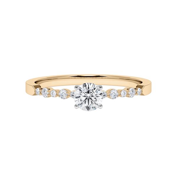 [RU-1787] Verlobungsring Weißgold 375