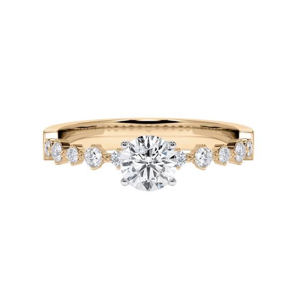 [RU-1795] Verlobungsring Weißgold 375