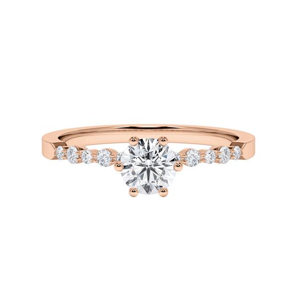 [RU-1787] Verlobungsring Weißgold 375