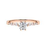 [RU-1787] Verlobungsring Weißgold 375