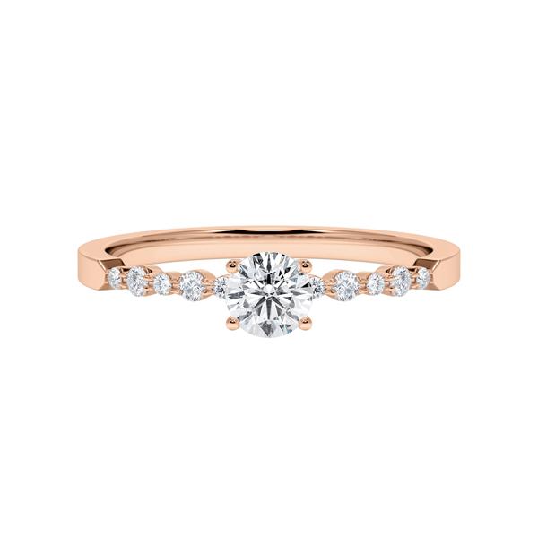 [RU-1787] Verlobungsring Weißgold 375