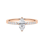 [RU-1790] Verlobungsring Weißgold 375