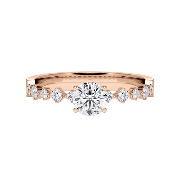 [RU-1795] Verlobungsring Weißgold 375