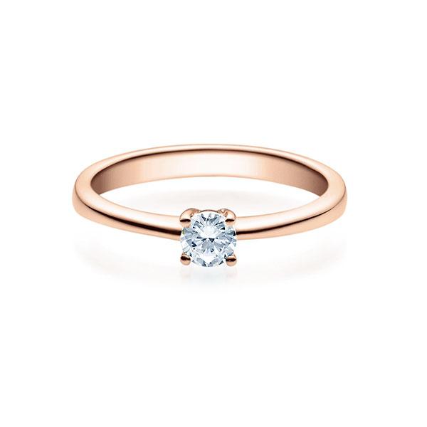 [RU-1503] Verlobungsring Weißgold 585