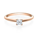 [RU-1569] Verlobungsring Weißgold 585