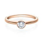 [RU-1571] Verlobungsring Weißgold 585