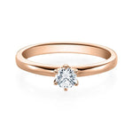 [RU-1585] Verlobungsring Weißgold 585