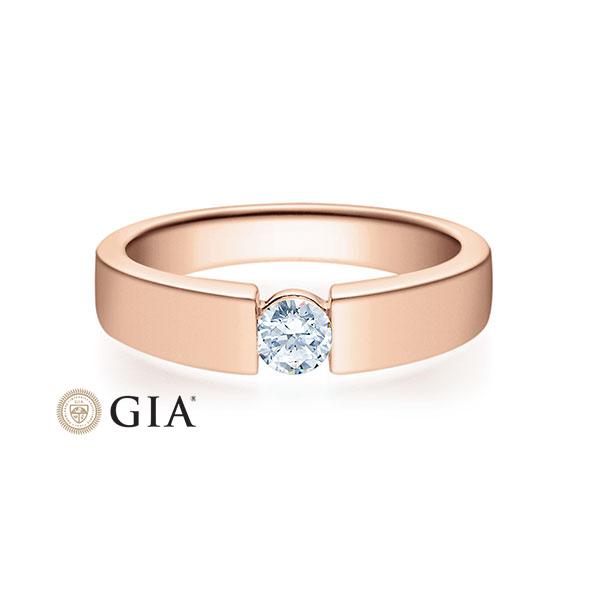 [RU-1499] Verlobungsring Weißgold 585