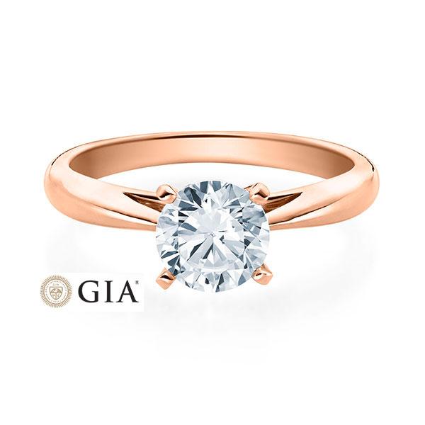 [RU-1570] Verlobungsring Weißgold 585