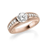 [RU-1273] Verlobungsring Weißgold 585