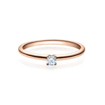 [RU-1494] Verlobungsring Weißgold 585