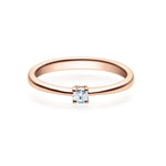 [RU-1503] Verlobungsring Weißgold 585