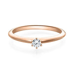 [RU-1568] Verlobungsring Weißgold 585