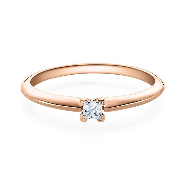 [RU-1569] Verlobungsring Weißgold 585