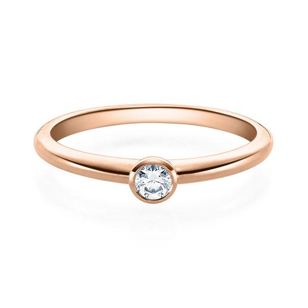 [RU-1571] Verlobungsring Weißgold 585