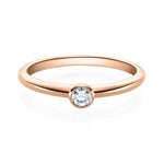 [RU-1571] Verlobungsring Weißgold 585