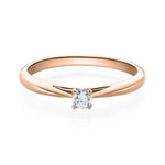 [RU-1570] Verlobungsring Weißgold 585