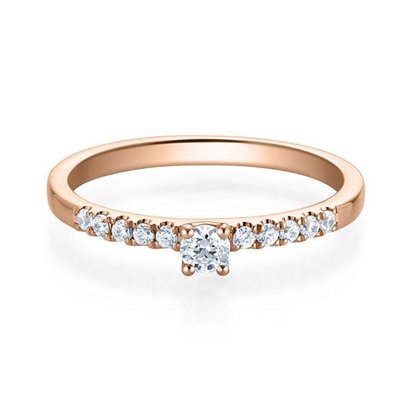 [RU-1594] Verlobungsring Weißgold 750