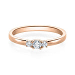 [RU-1586] Verlobungsring Weißgold 585