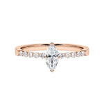 [RU-1788] Verlobungsring Weißgold 375