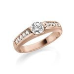 [RU-1273] Verlobungsring Weißgold 585