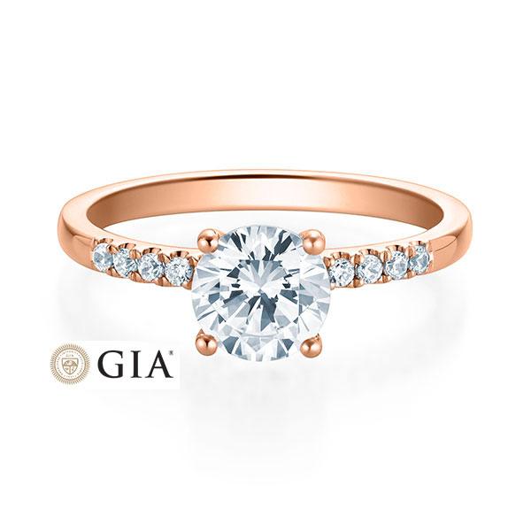 [RU-1594] Verlobungsring Weißgold 750