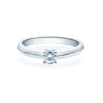 [RU-1507] Verlobungsring Weißgold 585