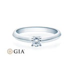 [RU-1507] Verlobungsring Weißgold 585