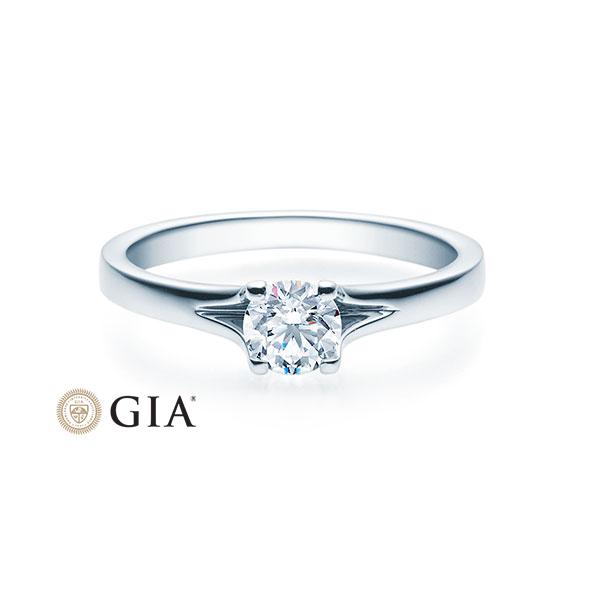 [RU-1492] Verlobungsring Weißgold 585