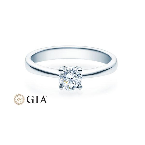 [RU-1503] Verlobungsring Weißgold 585