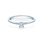 [RU-1501] Verlobungsring Weißgold 585