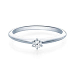 [RU-1568] Verlobungsring Weißgold 585