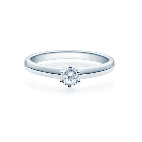 [RU-1508] Verlobungsring Weißgold 585