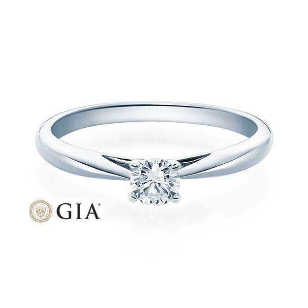 [RU-1570] Verlobungsring Weißgold 585