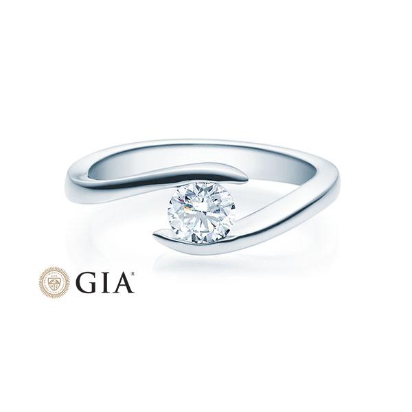 [RU-1496] Verlobungsring Weißgold 585