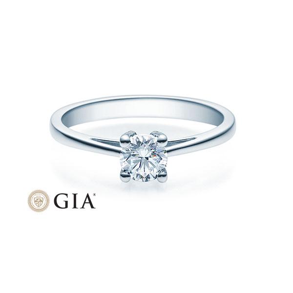 [RU-1501] Verlobungsring Weißgold 585