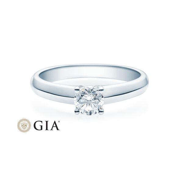 [RU-1507] Verlobungsring Weißgold 585