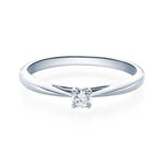 [RU-1570] Verlobungsring Weißgold 585