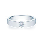 [RU-1499] Verlobungsring Weißgold 585