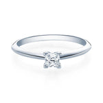 [RU-1569] Verlobungsring Weißgold 585