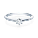 [RU-1568] Verlobungsring Weißgold 585