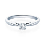 [RU-1570] Verlobungsring Weißgold 585