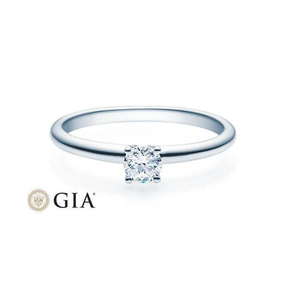 [RU-1494] Verlobungsring Weißgold 585