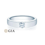 [RU-1499] Verlobungsring Weißgold 585