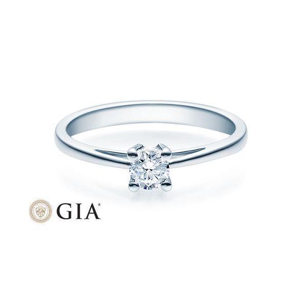 [RU-1501] Verlobungsring Weißgold 585