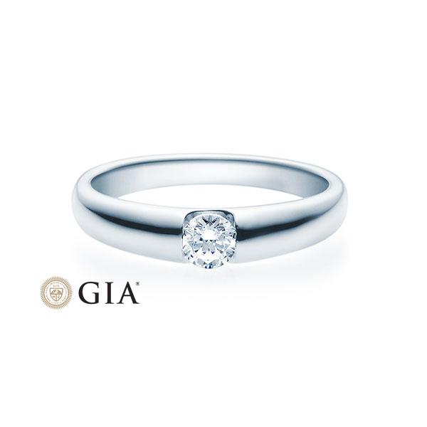 [RU-1506] Verlobungsring Weißgold 585