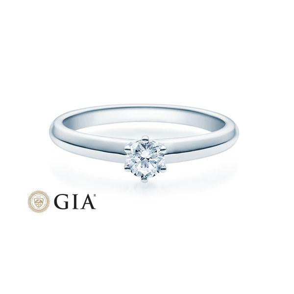 [RU-1508] Verlobungsring Weißgold 585