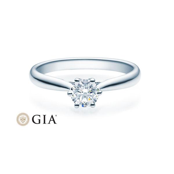 [RU-1504] Verlobungsring Weißgold 585