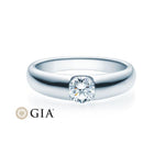 [RU-1506] Verlobungsring Weißgold 585